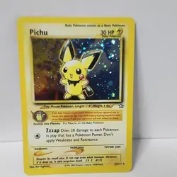 Pokemon Pichu 12/111 Holo Rare Unlimited Neo Genesis English TCG - Image 1