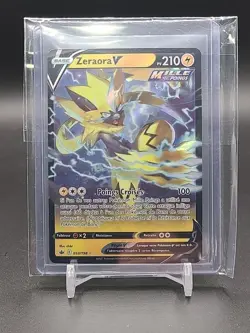 Pokemon Chilling Reign "Zeraora V" 53/198 / Ultra Rare / Near Mint French - Image 1