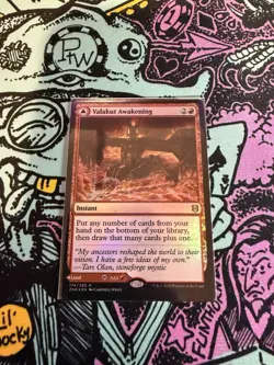 MTG Magic Valakut Awakening Extended Art Rare Zendikar Rising ZNR 355 Foil - Image 1