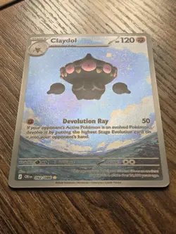 Claydol 092/086 IR Pokemon Chaos Rising Full Art Illustration Rare Pokemon TCG - Image 2