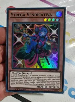 STREGA VENDICATIVA • (Vengeful Witch) • Super Rara • DOOD IT004 • 1Ed • Yu-Gi-Oh - Image 1