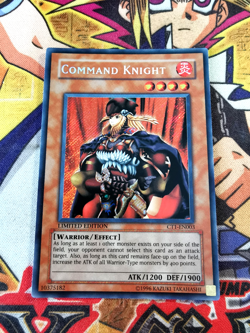 Command Knight ct1-en003 Ltd Ed (NM/LP) Secret Rare Yu-Gi-Oh! - Image 1