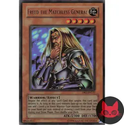 Yugioh Freed the Matchless General DB2-EN137 Ultra Rare NM - Image 1