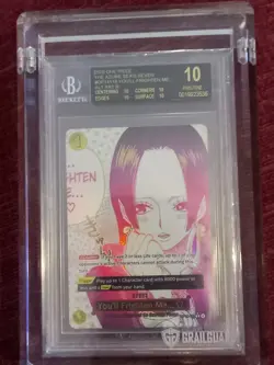 One Piece CCG You'll Frighten Me… Alt Art OP14-118 BGS 10 BLACK LABEL - 1 of 80 - Image 1