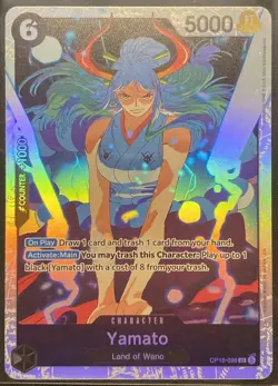 One Piece TCG - Yamato (OP16-098) SR - The Time of Battle OP-16 - English NM/M - Image 1