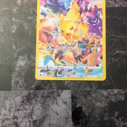 Pokemon Pikachu Secret Rare Holo 160/159 Crown Zenith Wild Charge 90 HP Card - Image 2
