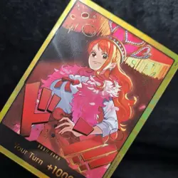 One Piece Gold Nami Don!! Card (EB03) [Foil] Heroine’s Edition (ENG) - Image 3