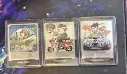 Dragon Ball Super Card Game Energy Marker Goku Lot of 3 Cards (E-54, E-58, E-71) - Image 1