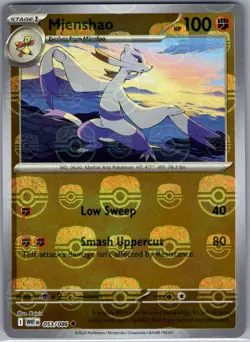 Mienshao (Master Ball Pattern) 053/086 SV: White Flare - Pokemon Card - NM - Image 1