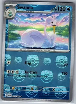 Swanna Master Ball 026/086 SV: White Flare - Pokemon Card - NM - Image 1