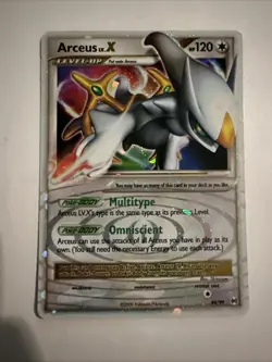 Pokemon TCG 2009 Platinum Arceus LV.X Ultra Rare Holo Card 94/99 - Image 2