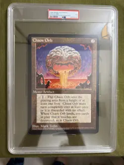 Chaos Orb PSA 5 Oversized 6x9 MTG Inquest Promo Jumbo Card Magic 1996 Rare - Image 1