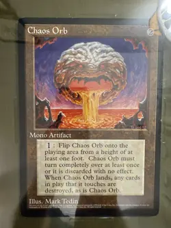 Chaos Orb PSA 5 Oversized 6x9 MTG Inquest Promo Jumbo Card Magic 1996 Rare - Image 2