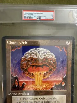 Chaos Orb PSA 5 Oversized 6x9 MTG Inquest Promo Jumbo Card Magic 1996 Rare - Image 3