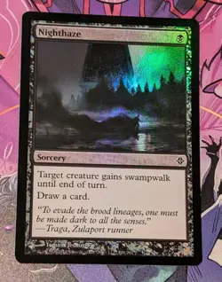 MTG *FOIL* Rise of the Eldrazi Common NIGHTHAZE SP - Image 1