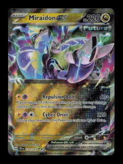 MIRAIDON EX DOUBLE RARE 122/162 NM POKEMON - Image 1