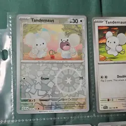Pokemon TCG Tandemaus + Maushold 8-Card Lot SV Reverse Holo/Regular Eng - Image 3