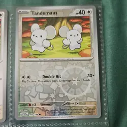 Pokemon TCG Tandemaus + Maushold 8-Card Lot SV Reverse Holo/Regular Eng - Image 5