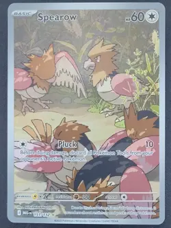 Spearow 151/132 Mega Evolution Illustration Rare Pokemon TCG - Image 1