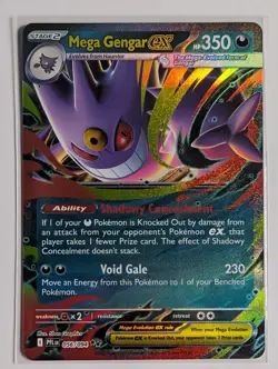 Mega Gengar ex 056/094 Double Rare Pokemon Phantasmal Flames NM - Image 1