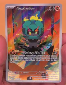 MARSHADOW 146/132 Pokemon ME01 Mega Evolution Illus Rare Holo Eng Basic HP 90 - Image 1