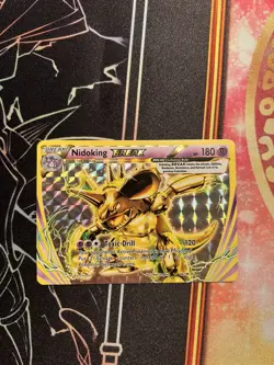 Pokemon TCG - Nidoking BREAK 46/108 Evolutions Holo Rare MM/M - Image 1