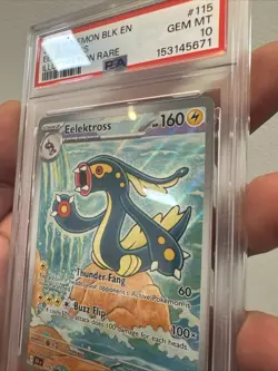 Pokemon Blk EN-Black Bolt #115 Eelektross - Illustration Rare (PSA 10 GEM MINT) - Image 4