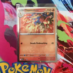 POKEMON TCG CHARMELEON 079 PROMO BLACK STAR HOLO COSMOS - Image 1