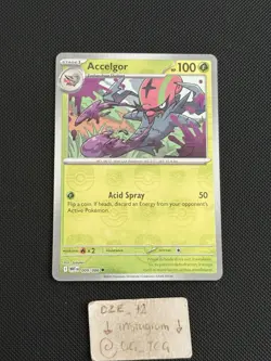 Pokemon White Flare - Accelgor - 009/086 - MASTER BALL Reverse - M/NM - Image 1