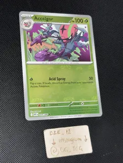 Pokemon White Flare - Accelgor - 009/086 - MASTER BALL Reverse - M/NM - Image 2