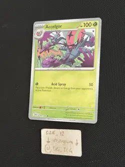 Pokemon White Flare - Accelgor - 009/086 - MASTER BALL Reverse - M/NM - Image 4
