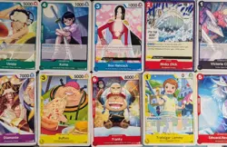 ONE PIECE TCG 1000+ COMMON BULK LOT * 50 FOILS - NEAR MINT - ENG - Image 1