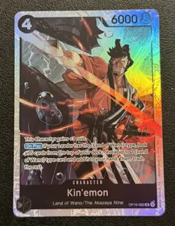 Kin'emon OP16-082 SR The Time of Battle Foil English One Piece - Image 1
