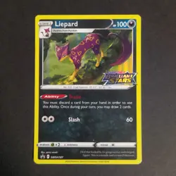 Pokemon Card TCG: Liepard SWSH187 - Black Star Promo - Image 1