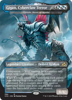 1 x Gigan, Cyberclaw Terror - Gyruda, Doom of Depths - Foil - Ikoria: Lair of Be - Image 1