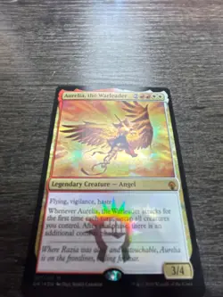 Wizards of the Coast Aurelia, the Warleader, Red-White Foil 077/127 M - Image 3