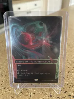 Grove of the Burnwillows (#107) (Borderless) (Galaxy Foil) NM MTG Stellar Sights - Image 1
