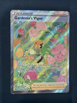 Gardenia's Vigor GG61/GG70 Ultra Rare Crown Zenith Galarian Gallery Pokemon NM - Image 1
