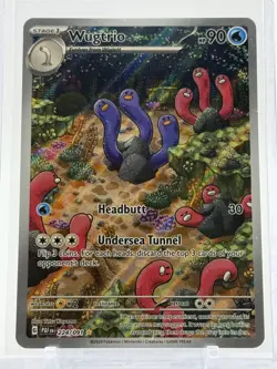 Pokemon WUGTRIO #224/091 Special Illustration Rare Shiny SV Paldean Fates - NP - Image 1