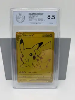 Pokemon Pikachu SWSH145 Celebrations Promo Englisch (no PSA) PGS 8,5 NM-MT - Image 1
