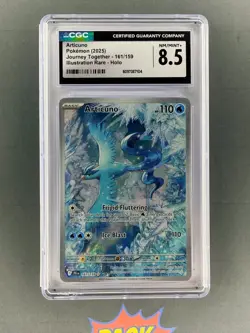 Articuno Illustration Rare IR Journey Together Pokemon TCG CGC 8.5 Near Mint + - Image 1