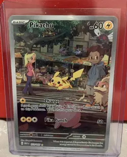 Pokemon TCG Pikachu Scarlet & Violet-151 173/165 Holo Illustration Rare English - Image 1