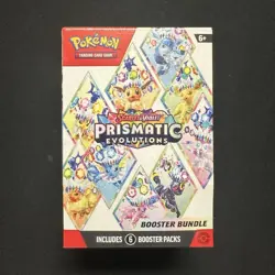Pokemon TCG Scarlet & Violet—Prismatic Evolutions Booster Bundle 6 Packs Eevee - Image 1