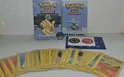 Pokemon Aquapolis Abyss Theme Deck Ninetales Open Box, Complete CIB WOTC - Image 1