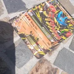 The Pokemon Company M Lucario EX Mega Secret Rare Holo XY Furious Fists 113/111 - Image 3