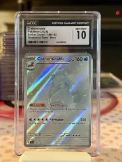 Pokemon TCG Crabominable 149/142 Stellar Crown CGC 10 - Image 1