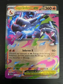 Mega Charizard X ex - Pokemon TCG - Phantasmal Flames - 013/094 - DBL RARE ~ NM - Image 1