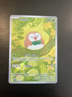 Pokemon Rowlet Illustration Rare Holo 090/088 ME03 Perfect Order - Image 1