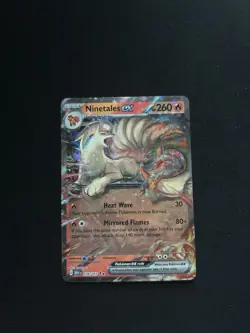 Ninetales (#2) EX 038/165 Scarlet & Violet 151 Holo Double Rare Pokemon NM - Image 1