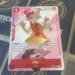 One Piece Card TCG - Uta (OP09-002) Welcome Pack Vol 2 English Card - Image 1